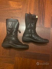 Stivali pelle marrone