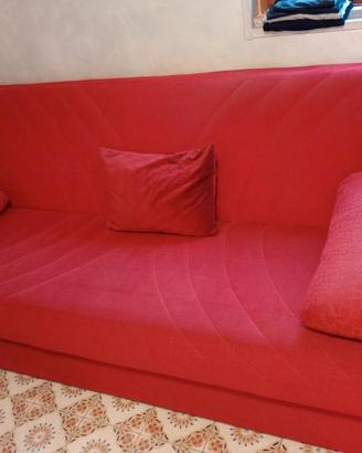 Divano letto con contenitore 
