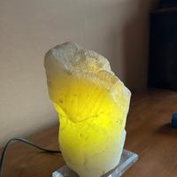 Lampada in Cristallo di Quarzo Bianco Naturale 