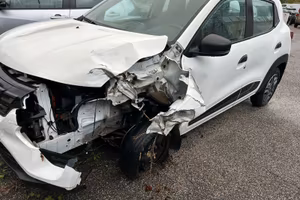 Dacia spring 2021 electric incidentata