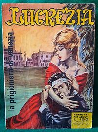 FUMETTO  EROTICO  “LUCREZIA”  ANNO  I n. 8 – 1969 