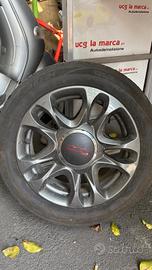 PNEUMATICO ORIGINALE CON CERCHIO IN LEGA FIAT 500 