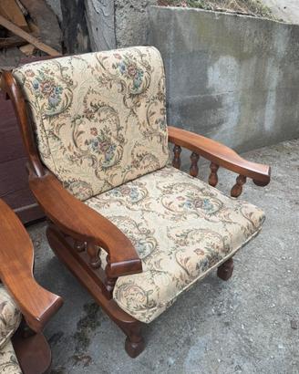 Poltrone in legno massello