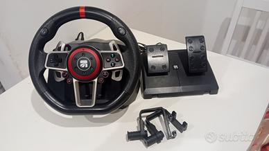 Volantino e pedali per consolle/Pc