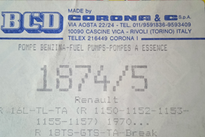 Pompa ac pompetta ac benzina