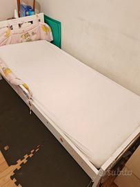 Lettino bambino e materasso 160x80 memory