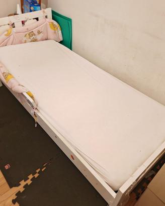 Lettino bambino e materasso 160x80 memory