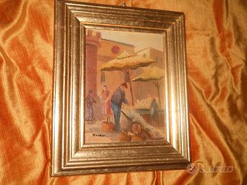 Olio su tela di pregio
