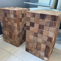 Cubo pouf sgabello