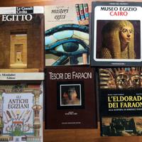 Lotto di 6 libri sull'Egitto e le sue meraviglie