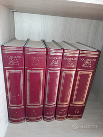 Vocabolario "G. TRECCANI" 5 libri. Originale