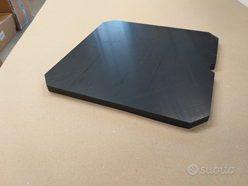 Piastra plastica pehd fresa cnc