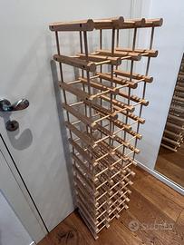 Portabottiglie in legno