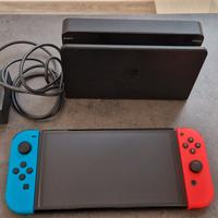 nintendo switch oled rosso/blu