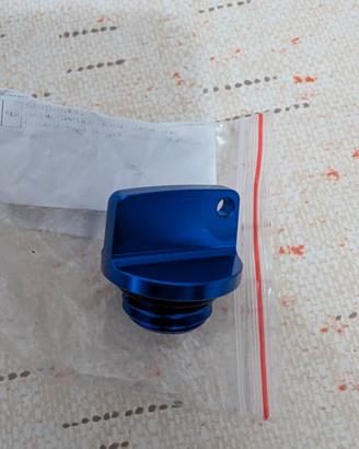 Tappo Olio M20x2.5 Alluminio Anodizzato Blu Moto