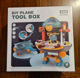 gioco bambini costruzioni aereo