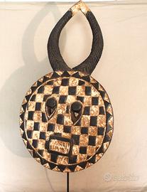 maschera africana tribù BAULE metà xx sec