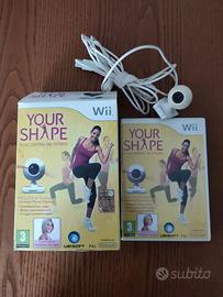 your shape con telecamera wii