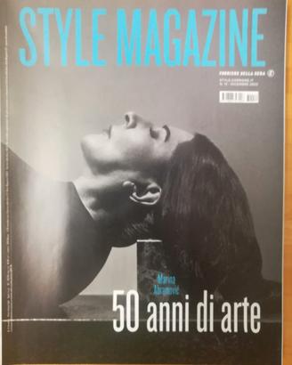 MARINA ABRAMOVICH riviste copertine interviste