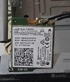 Intel Dual Band Wireless AC3165 Modulo Antenna