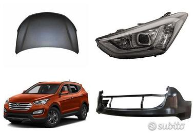 Hyundai Santa Fe paraurti cofano airbag fanale 12