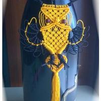 Gufo Intrecci di corda a macrame' da appendere