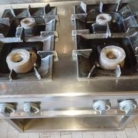 cucina professionale a gas 4 fuochi "Olis"