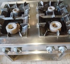 cucina professionale a gas 4 fuochi "Olis"