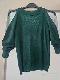 Maglia verde smeraldo elegante