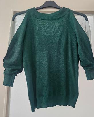 Maglia verde smeraldo elegante