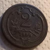 Moneta Austria 2 Heller 1896