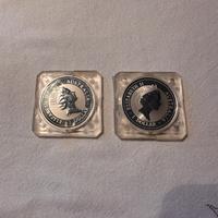 1 Dollar 1oz Silver Kookaburra doppia edizione