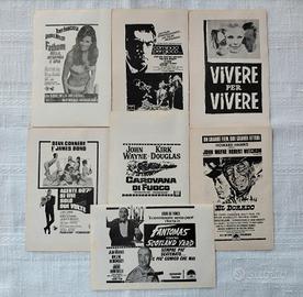  7 Locandine Cinema 1967 / Ex Libretto Giallo