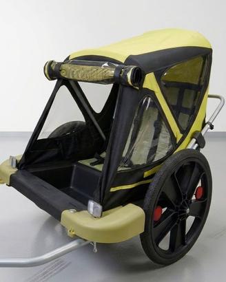 Carrello / Rimorchio Bici 2 Posti per Bambini