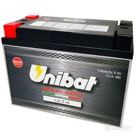 BATTERIA MOTO LITIO UNIBAT ULT4