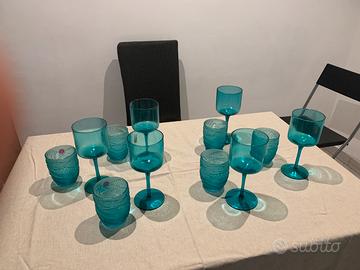 12 Bicchieri villa d este 2 servizi da 6 pz