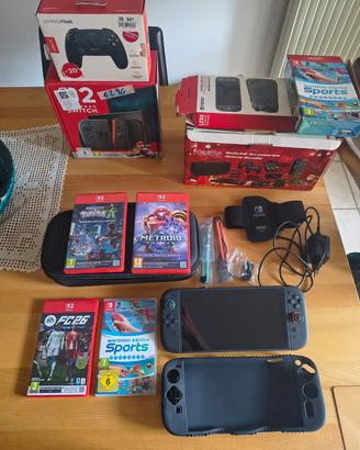 Mega Bundle Nintendo Switch 2 Completo + 4 Giochi