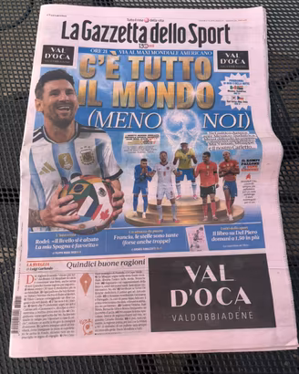 Giornale Calcio 11 Giugno2026 Gazzetta Dello Sport
