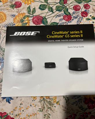 IMPIANTO BOSE CINEMATE SERIES 2