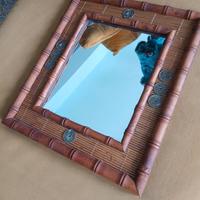 Speccio da parete in Bambù- vintage