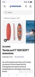 Tavola surf Decathlon nuova