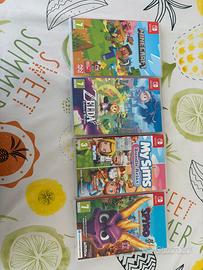 4 giochi Nintendo Switch – Lotto completo