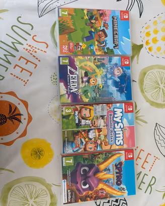 4 giochi Nintendo Switch – Lotto completo
