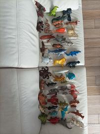 Animali preistorici/selvatici in plastica/gomma