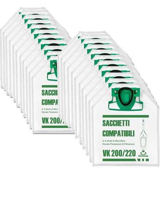 12 sacchetti folletto vk 200/220 premium quality