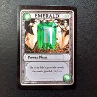 MTG Magic the Gathering Token Mox Emerald EX