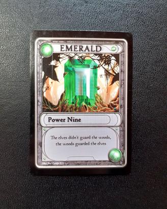 MTG Magic the Gathering Token Mox Emerald EX