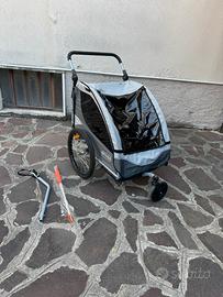 Rimorchio bici per bambini