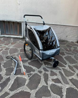 Rimorchio bici per bambini