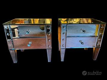 Comodini intwramente in specchio